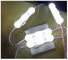 Υπερηχητικές 3 οδηγημένες τσιπ ενότητες φωτισμού σημαδιών με την παγωμένη γωνία ακτίνων φακών ευρεία